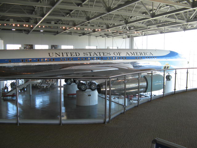 Air Force One at the Reagan Library