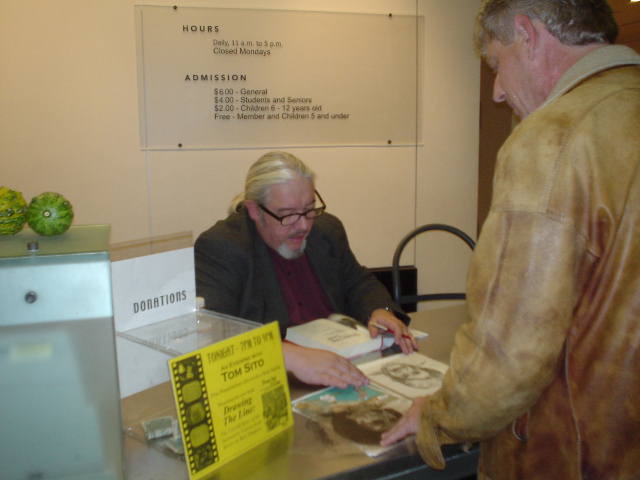 Booksigning, Cartoon Museum, San Fran.