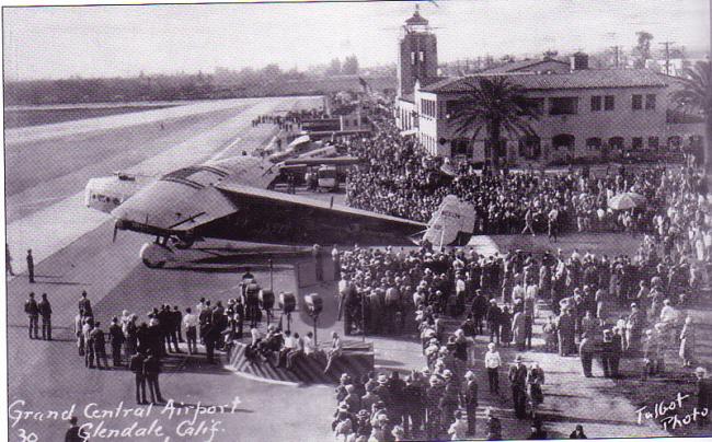 Glendale Airport in 1930